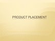 Prezentācija 'Produktu ievietošana', 1.