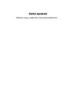 Eseja 'Darba apraksts, CV, motivācijas vēstule, teorija', 1.