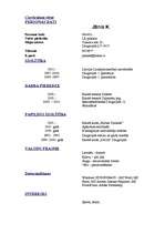 Eseja 'Darba apraksts, CV, motivācijas vēstule, teorija', 3.