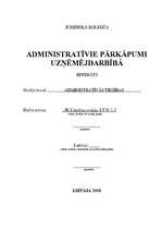 Referāts 'Administratīvie pārkāpumi uzņēmējdarbībā', 1.