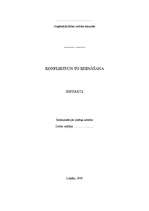 Konspekts 'Konflikti un to risināšana', 1.