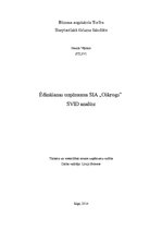 Konspekts 'Ēdināšanas uzņēmuma SIA "Oškrogs" SVID analīze', 1.