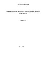 Referāts 'Vispārīgās sistēmu teorijas un psihodinamiskās teorijas salīdzinājums', 1.