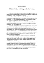 Eseja 'Mirdzas Bendrupes darba "Svešā vaina" analīze', 1.