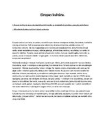 Eseja 'Eiropas kultūra', 1.