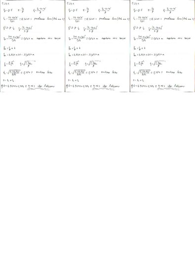 Konspekts 'Fizikas uzdevumu risinājumu apkopojums. Kinemātika', 29.