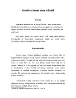 Referāts 'Krustā sišanas aina mākslā', 1.