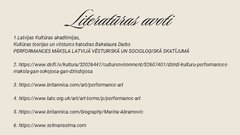 Prezentācija 'Performances māksla', 7.
