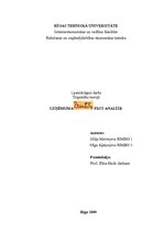 Referāts 'Uzņēmuma "Dzintars" PEST analīze', 1.