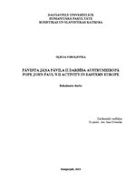 Referāts 'Pāvesta Jāņa Pāvila II darbība Austrumeiropā', 1.