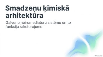 Prezentācija 'Smadzeņu ķīmiskā arhitektūra', 1.