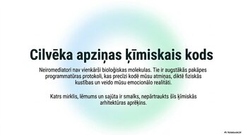 Prezentācija 'Smadzeņu ķīmiskā arhitektūra', 12.