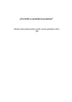 Referāts 'Mūzikas funkcionēšana pārejas rituālā. Latviešu gadskārtas svētki – Jāņi', 1.