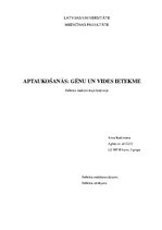 Referāts 'Aptaukošanās: gēnu un vides ietekme', 1.