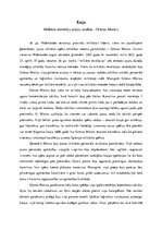 Eseja 'Militāro teorētiķu atziņas - Orānas Morics', 1.