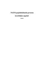 Referāts 'NATO paplašināšanās procesa teorētiskie aspekti', 1.
