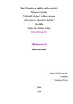 Referāts 'Mācību mērķi didaktikā', 1.