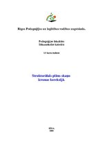Referāts 'Strukturālais plāns skaņu izrunas korekcijā', 1.