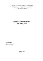 Biznesa plāns 'Ēdināšanas uzņēmuma biznesa plāns', 1.
