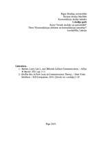 Konspekts 'Komunikācijas jēdziens un komunikācijas pamattipi', 1.