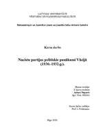 Referāts 'Nacistu partijas politiskie panākumi Vācijā 1930.-1932.gadā', 1.