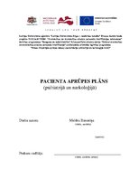 Paraugs 'Pacienta aprūpes plāns (psihiatrijā un narkoloģijā)', 1.
