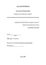 Konspekts 'Finanšu sistēma', 1.