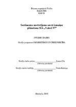 Referāts 'Sortimenta novērtējums un tā izmaiņu plānošana SIA "Valeri 97"', 1.