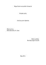 Referāts 'Latvijas sporta leģendas', 1.