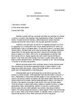 Eseja 'Mani neticamie piedzīvojumi laukos', 1.