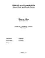 Biznesa plāns 'SIA "Suvenīrs"', 1.