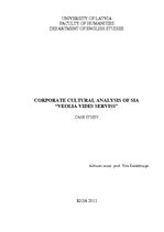 Referāts 'Corporate Cultural Analysis of Ltd. "Veolia vides serviss"', 1.