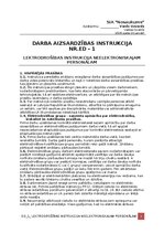 Paraugs 'Elektrodrošības instrukcija neelektroniskajam personālam', 1.