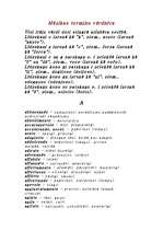 Konspekts 'Mūzikas terminu vārdnīca', 1.