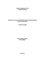 Referāts 'Kontrole un tās loma administratīvo tiesību subjektu likumīgas rīcības nodrošinā', 1.