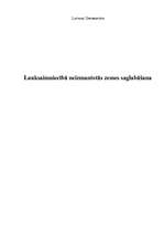 Referāts 'Lauksaimniecībā neizmantotās zemes saglabāšana', 1.