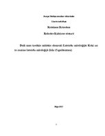Referāts 'Daži man tuvākie dabas elementi latviešu mitoloģijā', 1.