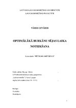 Referāts 'Optimālākā burkānu sējas laika noteikšana', 1.