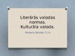 Prezentācija 'Literārās valodas normas', 1.