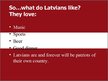 Prezentācija 'Latvia and Latvians', 15.
