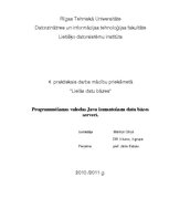 Paraugs 'Lielās datu bāzes. Ceturtais praktiskais darbs', 1.