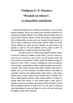 Referāts 'Vēstījums G.F.Stendera darbā "Pasakas un stāsti", to aktualitāte mūsdienās', 1.