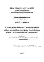 Konspekts 'D.Hjūma mehānisma darbība - fiksētu valūtas kursu sistēmas automātiskums', 1.