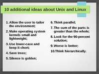 Prezentācija 'Linux and Unix Philosophy', 7.