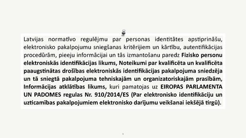 Prezentācija 'Autentifikācijas metodes, drošu privāto atslēgu glabāšana, digitālie paraksti', 9.