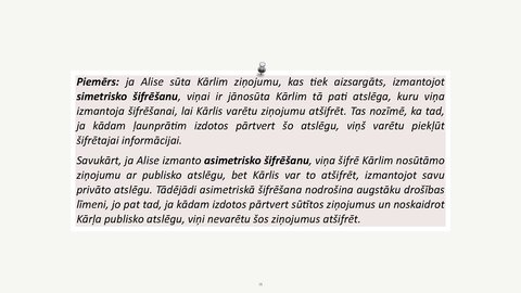 Prezentācija 'Autentifikācijas metodes, drošu privāto atslēgu glabāšana, digitālie paraksti', 14.