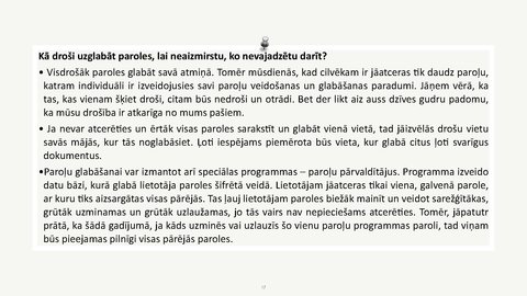Prezentācija 'Autentifikācijas metodes, drošu privāto atslēgu glabāšana, digitālie paraksti', 17.