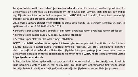 Prezentācija 'Autentifikācijas metodes, drošu privāto atslēgu glabāšana, digitālie paraksti', 31.