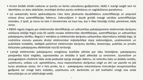 Prezentācija 'Autentifikācijas metodes, drošu privāto atslēgu glabāšana, digitālie paraksti', 34.