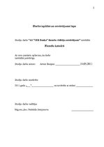 Referāts 'AS "SEB Banka" finanšu rādītāju novērtējums', 2.